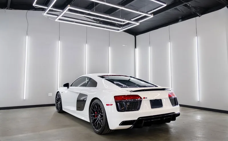 Audi R8 Coupe — driver-focused interior cabin