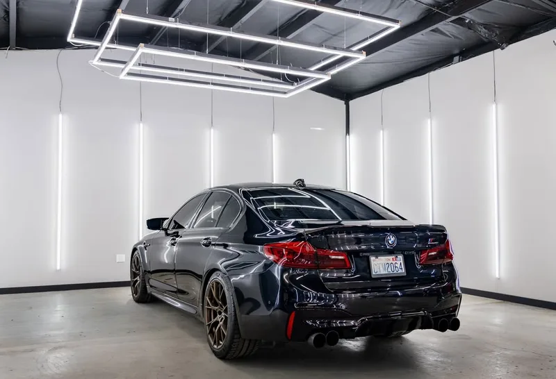 BMW M5 Competition — rear exterior view