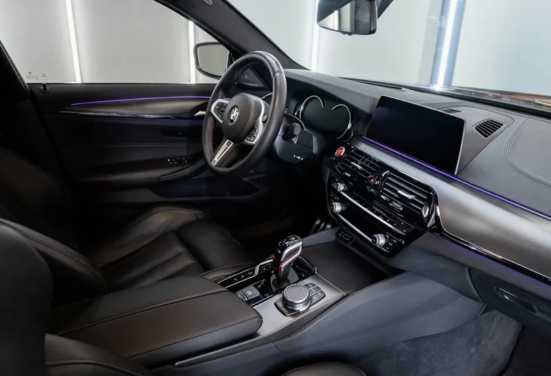 BMW M5 Competition — luxury interior cabin