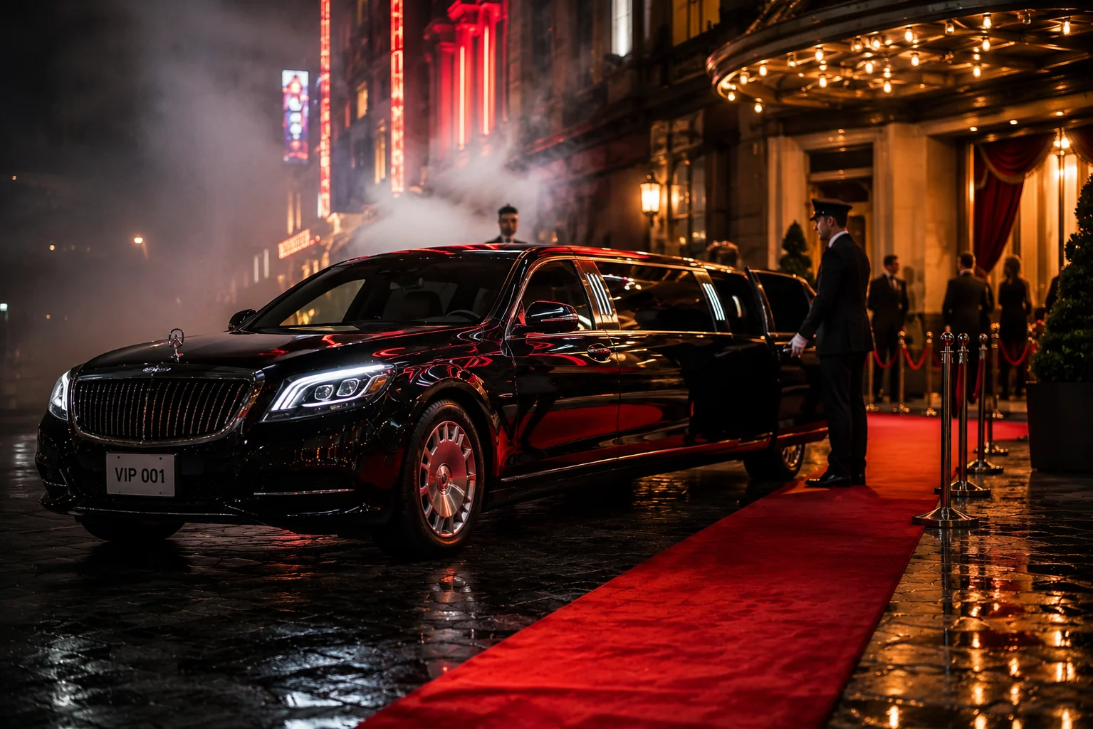 Lincoln Town Car stretch limousine — Emerald City Limos chauffeur fleet