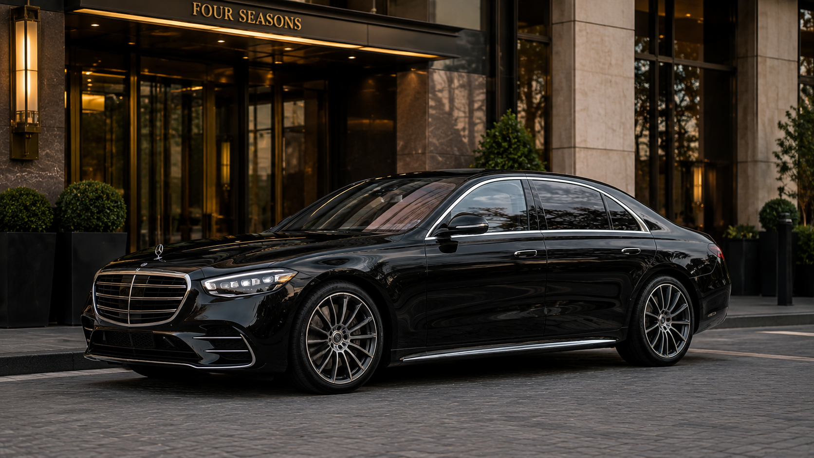 Mercedes-Benz S-Class S580 luxury sedan — Emerald City Limos chauffeur fleet