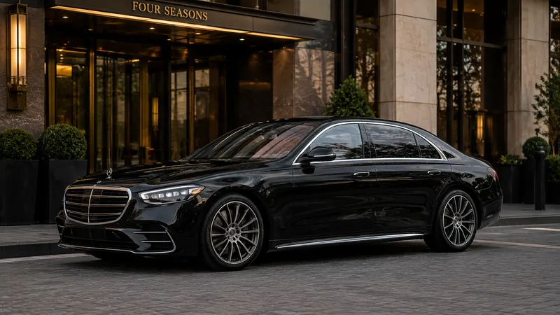 Mercedes-Benz S-Class S580 luxury sedan — Emerald City Limos chauffeur fleet