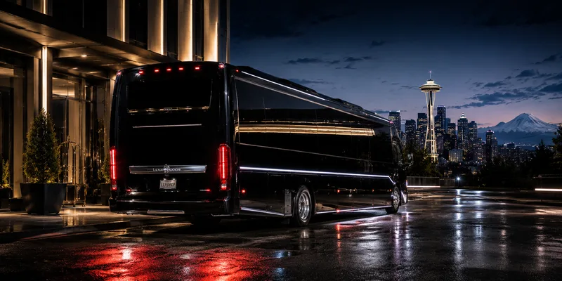 Party bus Rear, Rear view