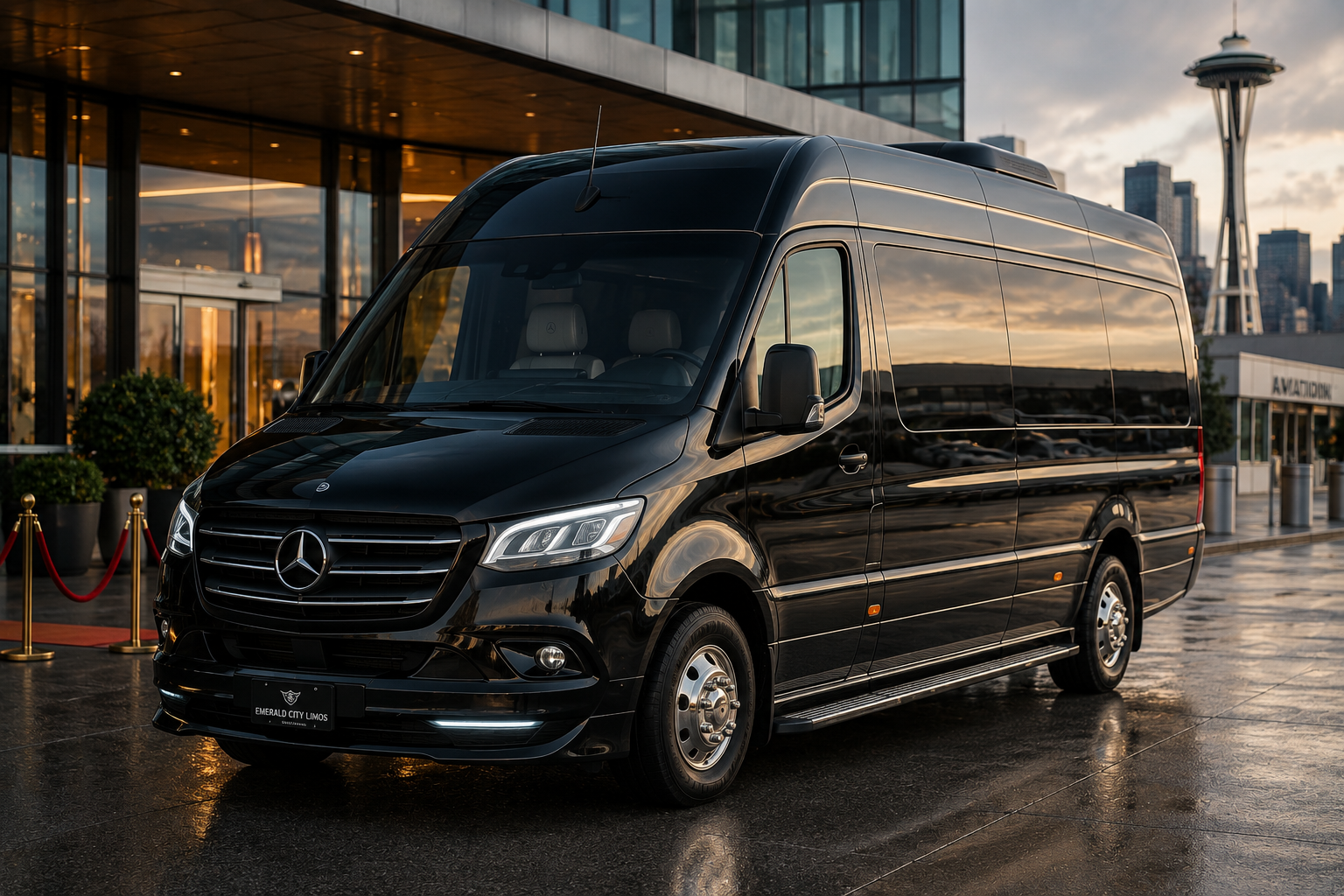 Mercedes-Benz Sprinter executive edition van — Emerald City Limos chauffeur fleet